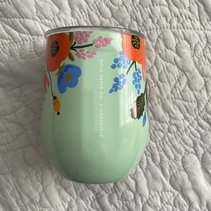 Rifle Paper Co. x Corkcicle wine tumbler
